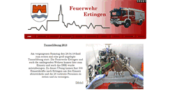 Desktop Screenshot of feuerwehr-ertingen.de